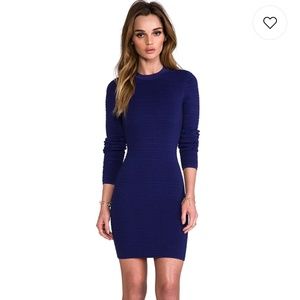 Torn by Ronny Kobo Malena Dress Navy/Black XS